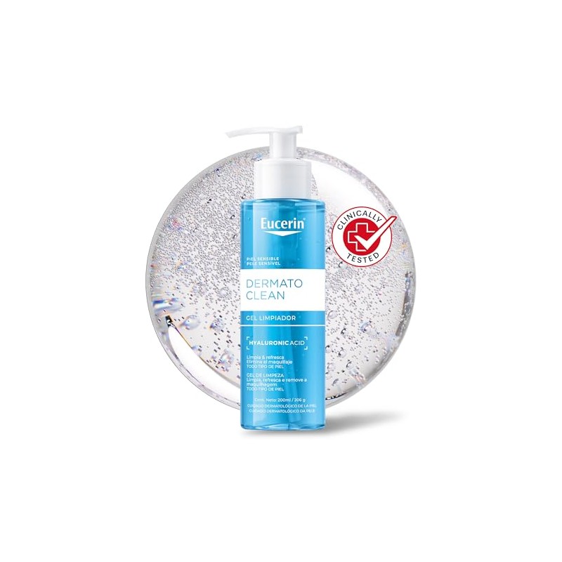 Eucerin Dermatoclean Gel Limpiador Facial 200Ml