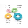 8Pcs Pompom Maker Kit 3.5/5.5/7/9cm 4 Sizes Knitting L-OOM DIY