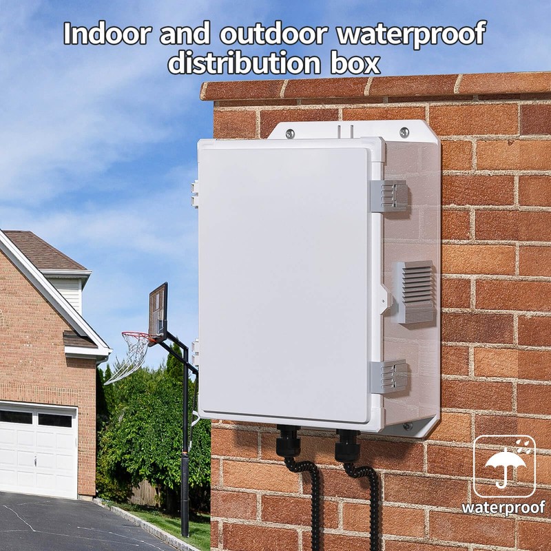 Namunanee Outdoor Electrical Junction Box, ABS Water Resistant Enclosure with