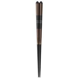 Ishida Japanese-made Chopsticks Omine Standard, Dishwasher Safe, 9.3 inches (23.5 cm), Black