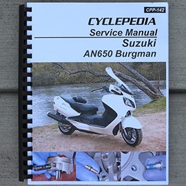 i5motorcycle Service & Repair Manual for Suzuki Burgman 650 Scooter 2003-2012