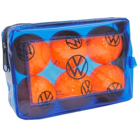 LEZAX Volkswagen Golf Balls 6 Pack Orange VWBA-3765