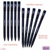 CLARO Trion+ Ballpoint Pens, BLACK, Medium Point (1.0mm), Pack of