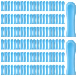 HJZHII 120 Pcs Ear Wax Removal Cleaner Tips,Ear Wax Removal Replacement Tips for Ears Camera, Silicone Ears Spoon Tip for Wet Dry Earspoon Accessories Set for Adult Earwax Remover Endoscope