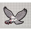 Eagle Grey Bird Sew-On / Iron-On Patch Biker Patch Size