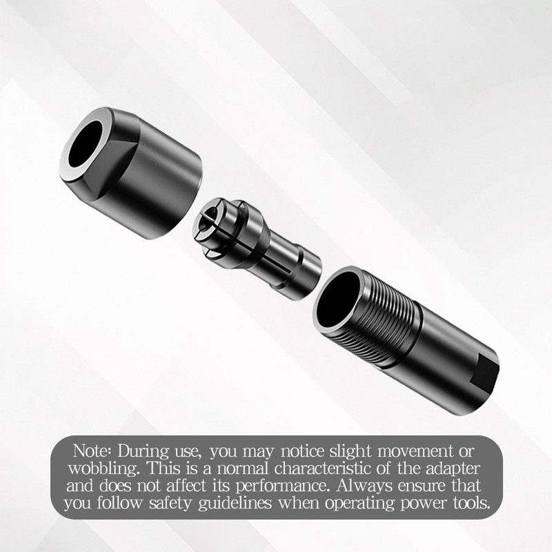 100-Tyle Angle Grinder to Straight Grinder Adapter - 2Pieces Converter