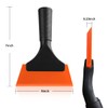 Small Squeegee, Window Tint Rubber Water Blade, Shower Scraper with