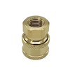 BesNPT 2 Pcs Brass Pressure Washer Coupler,1/4" Quick Connect to