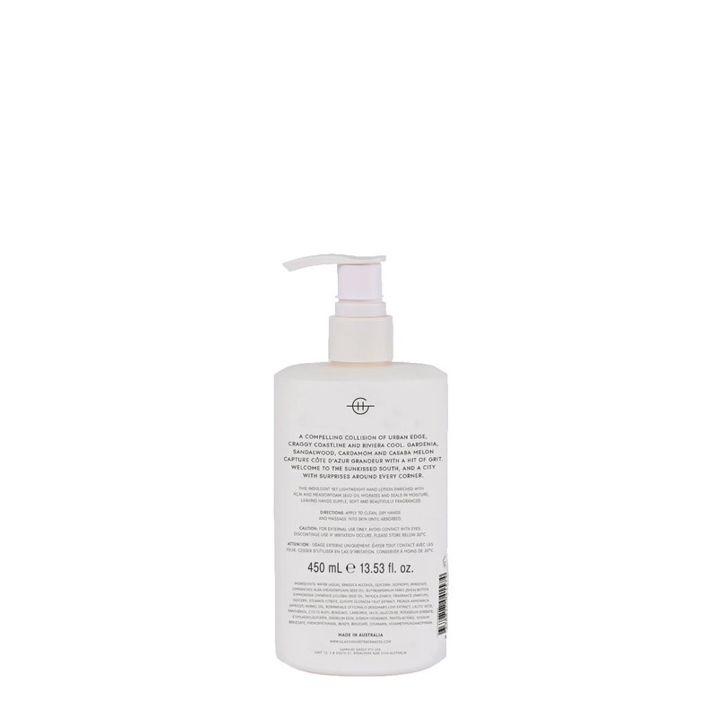 Glasshouse Fragrances MARSEILLE MEMOIR Hand Lotion 450ml