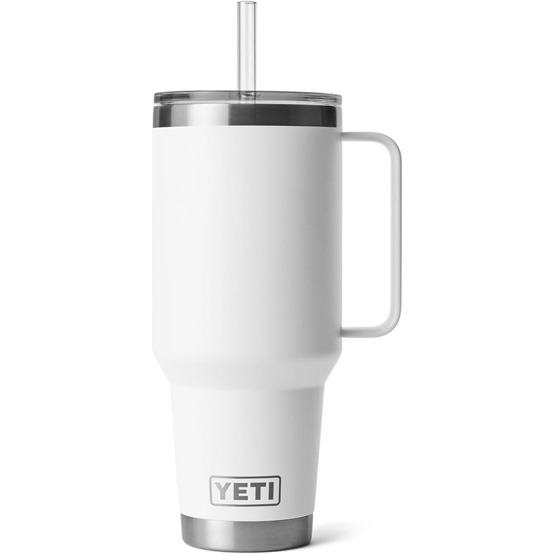 YETI Rambler Straw Cup, White, 42 oz (1242 ml)