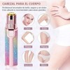 Depiladora Facial Mujer, 2 en 1 Eléctrica Depiladora Cejas Afeitadora