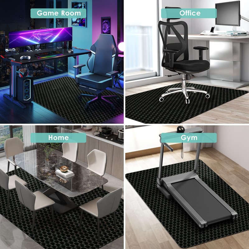 Vicwe Office Chair Mat for Hardwood Floor, 48" x 36"