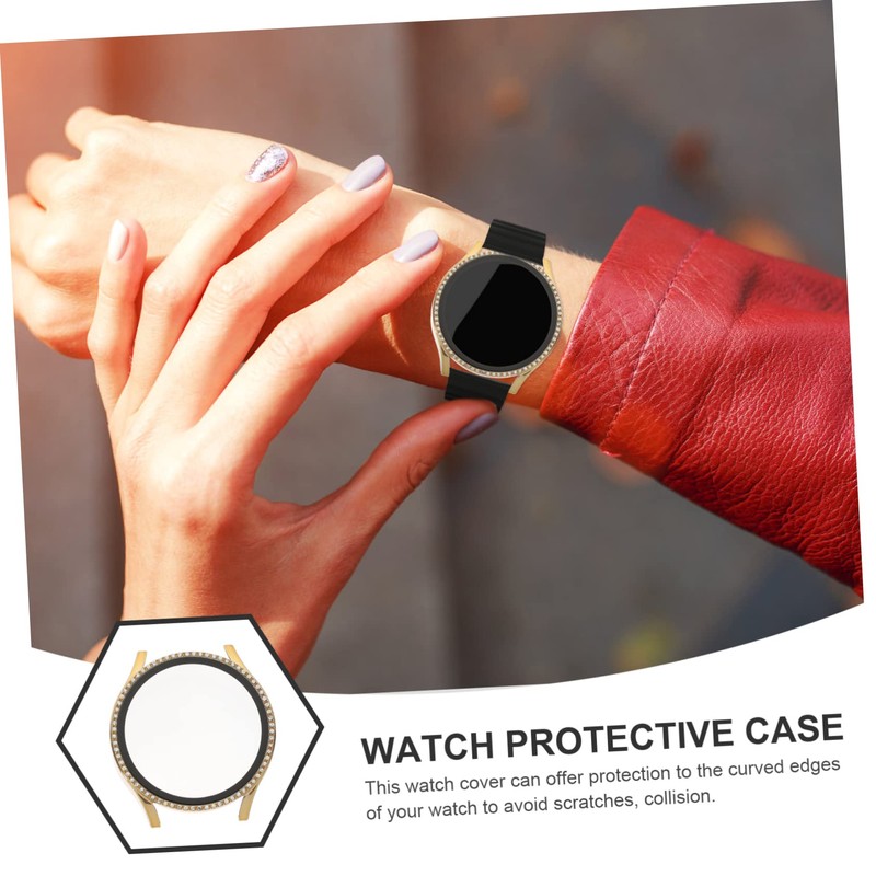GRIRIW Watch Protector Diamond Case for Watch Pc Tempered Scratch-Resistant