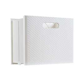 Pendaflex Mobile File Box with Handles, Easy Set Up, Collapse Down and Store Away, 13"W x 10"H x 6.5"D, Holds Letter Size Files, White (126119)