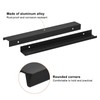 sourcing map Cabinet Finger Edge Pull, 6pcs 250mm/9.84 Aluminum Alloy