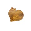 Funny Cat Shaped Wood Cutting Board for Kitchen Smiley Face,
