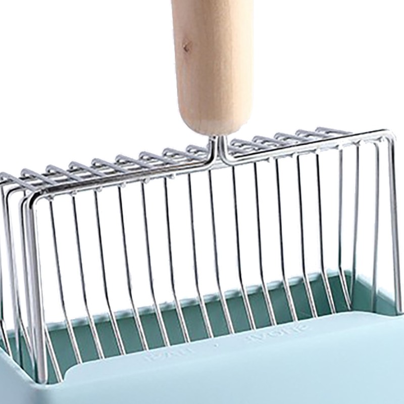 Cat Litter Scoop Kitty Metal Scooper with Deep Shovel Long
