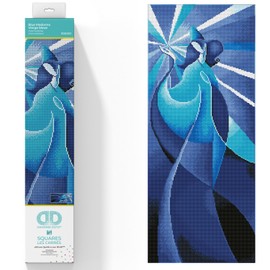 DIAMOND DOTZ ® - Blue Madonna, Full Drill, Square Dotz, Square Diamond Painting Kits, Square Drill Diamond Painting, Diamond Painting Square Drill, Square Diamond Art, 12.6"x30.3"