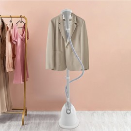 Steamer for Clothes,1350W Professional Garment Steamer with Ironing Board,Standing Steaming Wrinkle Remover for Commercial and Household Use