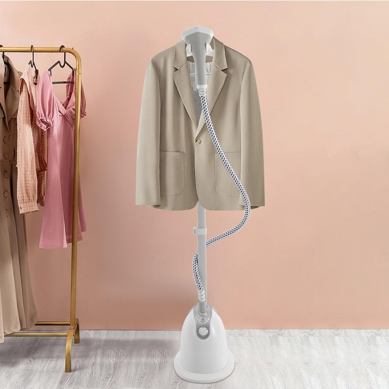 Steamer for Clothes,1350W Professional Garment Steamer with Ironing Board,Standing Steaming