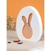Rayher Easter bunnies and friends, made of veneer wood, natural,