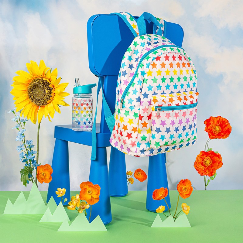 Sass & Belle Rainbow Stars Drink Up Water Bottle