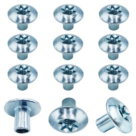 Tuerca de cabeza abovedada Torx barril de 5/16 pulgadas rosca de carga remolque pestillo para puerta de remolque de carga (paquete de 12)