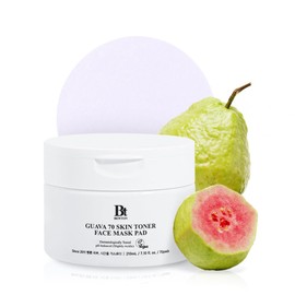 BENTON Guava 70 Skin Toner Face Mask Pad Moisturizer Hyaluronic Acid Soothing Calming Relief Pore Care for Dry Sensitive, All Skin Types Dewy Luminous Skin, Non-Drying Toner Pads, Korean Skin Care