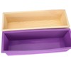 ZOENHOU 3PCS 42oz Soap Molds, Flexible Rectangular Silicone Soap Making