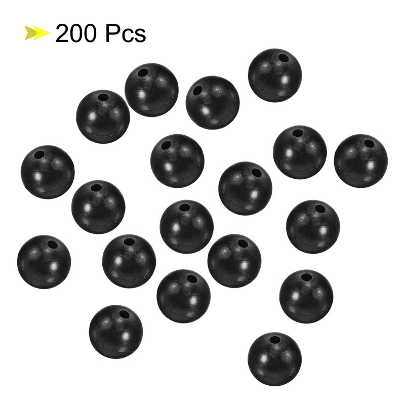 PATIKIL Pack of 200 12 mm Fishing Beads Plastic Fishing