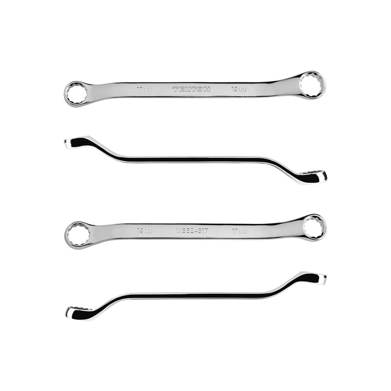 TEKTON 17 x 19 mm 45-Degree Offset Box End Wrench