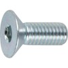 TRUSCO(トラスコ) 六角穴付皿ボルト三価 白 全ネジ M8×20 11本入 B773-0820