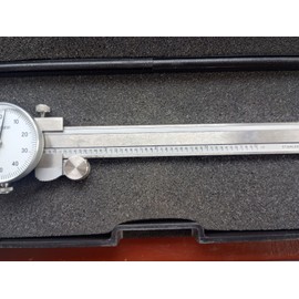 Shars stainless steel precision dial calipers 0"-6"x0.001" new in box