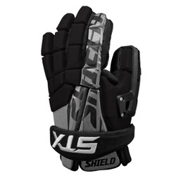 STX Lacrosse Shield Goalie Glove, Black, 13-Inch