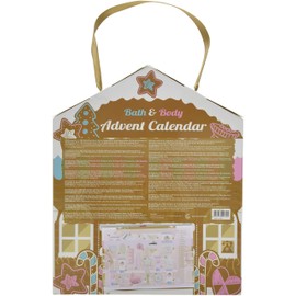 Accentra Beauty Advent Calendar House Design with Bath & Body content in sensual fragrances, body care, bath products, skin care & cosmetics for women & girls (pack of 2)