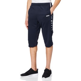 JAKO Herren Hose 3/4 Trainingsshorts Active, Marine/Weiß, S, 8395