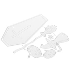 TEHAUX Simple Design Cutting Dies Clear Card Making Dies Card Cutting Dies Mini Die Cutting Machine Big Shot Die Cutting Machine Making The Cut Store Photo Album Molds High-Carbon Steel