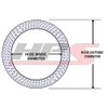 HPS HTHH-100-BLK Silicone High Temperature Reinforced Heater Hose, 200 PSI