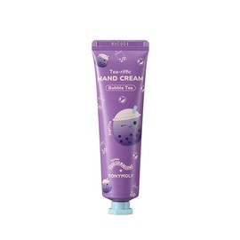 TONYMOLY x Squishmallows Poplina Tea-riffic Black Bubble Tea Hand Cream - Refreshing and Softening, 30ml