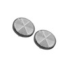 VekAuto Pair M6x1.0 White Plastic Universal Screw Mount Reflective Warning