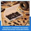 Otoolling 100 Pcs M4.2 U-Nut Clips & Hex Head Screws