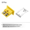 sourcing map K Type Panel Mount Thermocouple Female Mini Socket