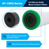 SpiroPure SP-CBR2-10 10x2.5 0.5 Micron NSF Certified Coconut Shell Carbon