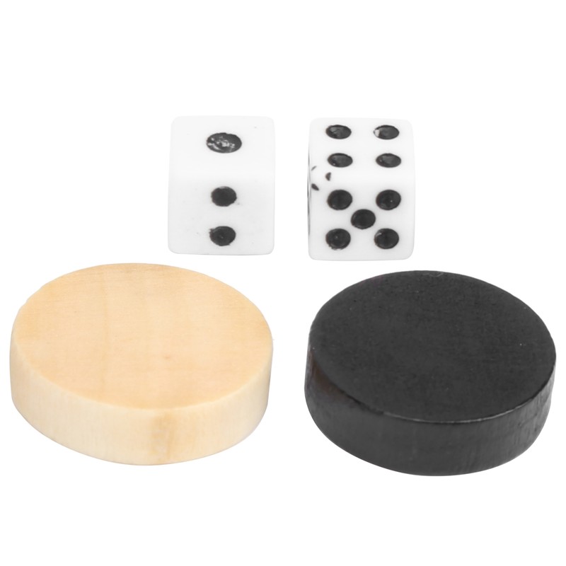 3 in 1 MultiFunctional Folding Wooden Chess Checkers Board Game
