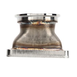 V Band To T4 Turbo Flange , V Band Adaptor 2 . 5in Long Lasting Stainless Steel for Cars Trucks