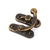 Latch Hasp, Antique Left/Right Latch Hook Hasp Iron Horn Lock