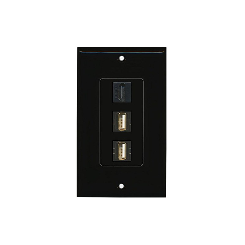 RiteAV - 1 Port HDMI 2 Port USB A-A Decorative