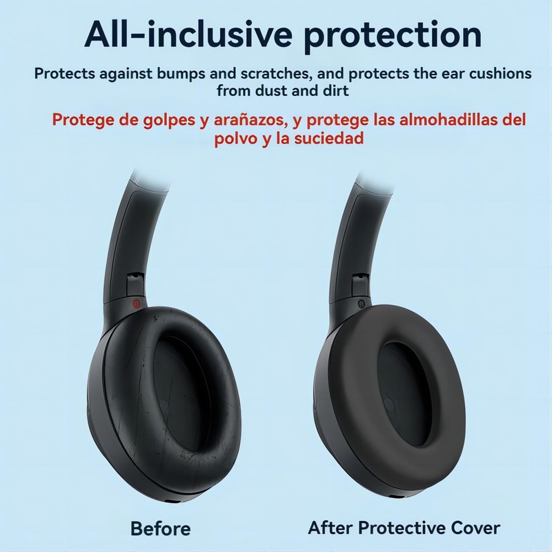 USTIYA Funda para Sony WH-1000XM4 Case Silicona Protectora de Cover