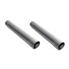 2Pcs Galvanized Steel Straight Exhaust Resonator Pipe 2"ID x 18"