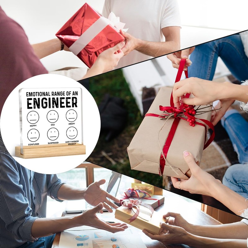 Funny Gifts for Engineers Office Desk Decor Sarcastic Mechanical Civil